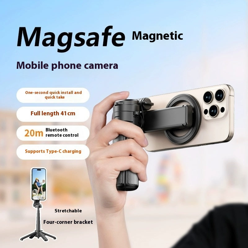 SnapGrip™ – Portable Telescopic MagSafe Phone Stand